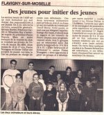 Article sur nos jeunes initiateurs